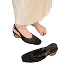 Damen Slingback-Pumps mit elegantem Netzdesign R&B