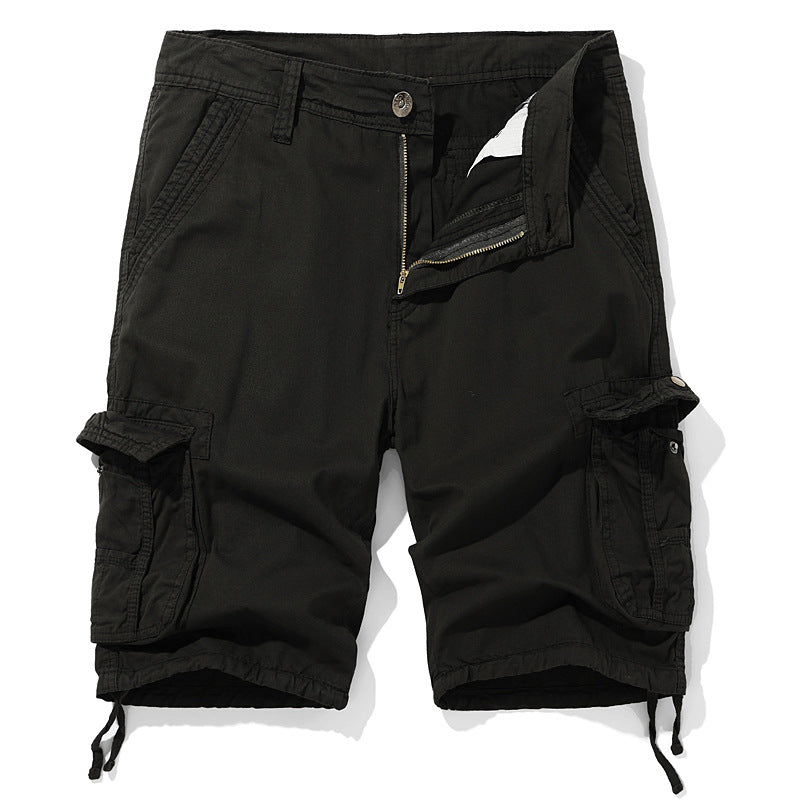 Herren Cargo-Shorts mit praktischen Taschen und verstellbarem Kordelzug