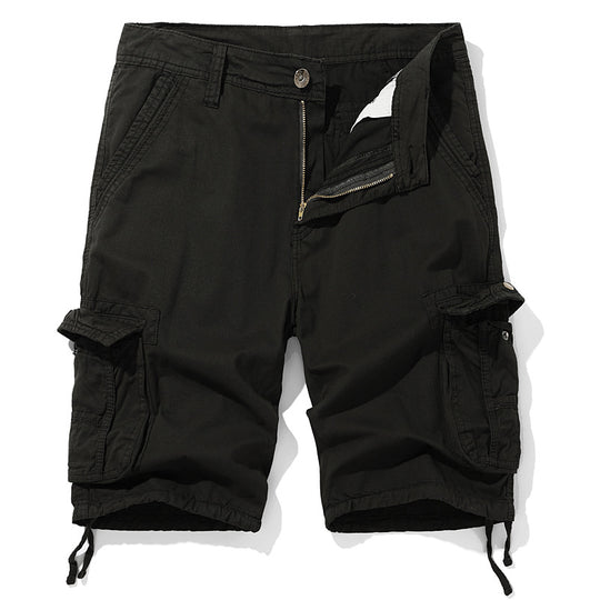 Herren Cargo-Shorts mit praktischen Taschen und verstellbarem Kordelzug R&B