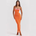 Damen Maxikleid mit raffiniertem Bustier-Oberteil und figurbetontem Schnitt R&B