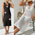 Damen Spitzen-Häkeln Kleid R&B