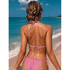 Damen Triangel-Bikini mit gerafftem Design R&B