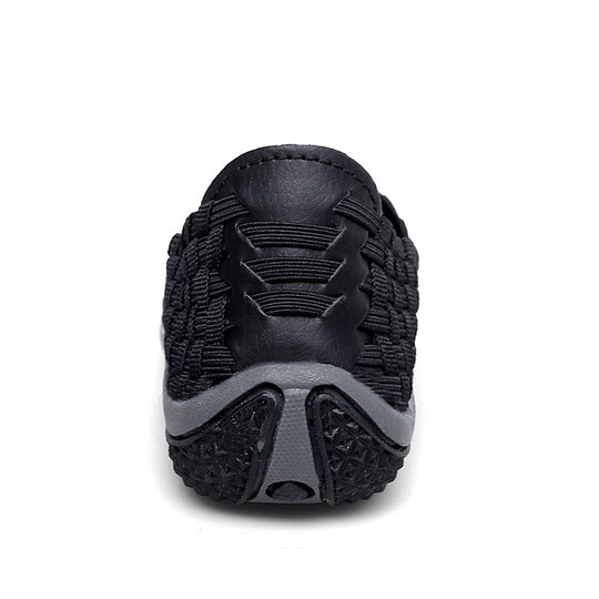 Damen Bequeme Freizeit-Slipper mit elastischer Netzstruktur und rutschfester Sohle R&B