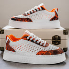 Damen Komfortable Plateau-Sneaker mit atmungsaktivem Obermaterial R&B