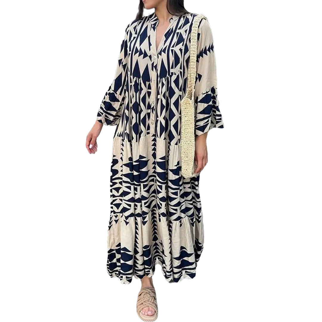 R&B | Bedrucktes Hemdkleid