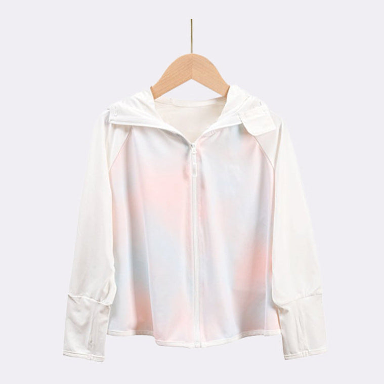 Mädchen funktionale UV-Schutzjacke mit Kapuze R&B