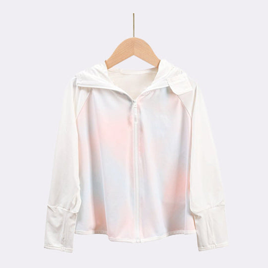 Mädchen funktionale UV-Schutzjacke mit Kapuze R&B