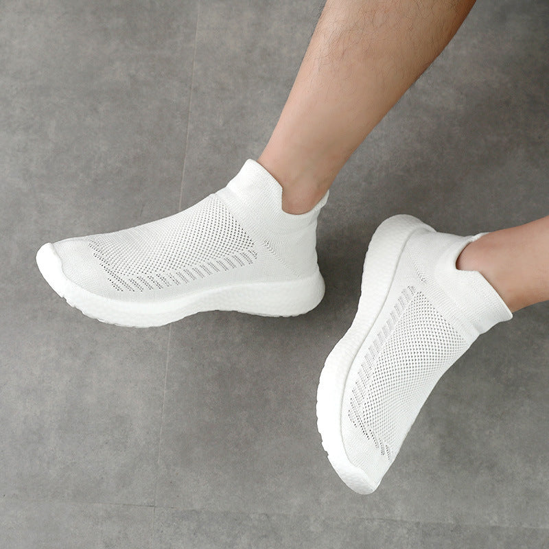 Damen bequeme und atmungsaktive Slip-On Sneakers mit flexiblem Sohlenprofil R&B