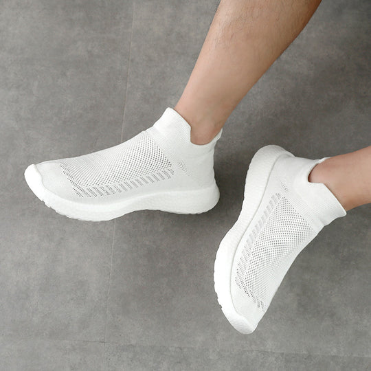 Damen bequeme und atmungsaktive Slip-On Sneakers mit flexiblem Sohlenprofil R&B