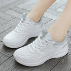 Damen Komfortable Freizeit-Sneaker mit atmungsaktiver Mesh-Oberfläche