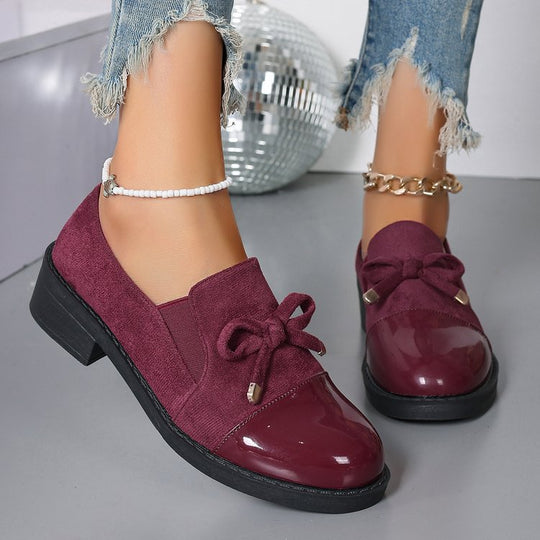 Damen Mokassins mit elegantem Glanz-Detail und komfortabler Sohle R&B