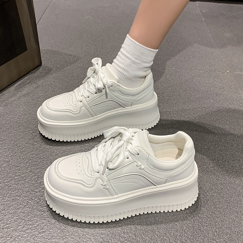 Damen Sneakers mit dickem Plateau und atmungsaktivem Obermaterial R&B