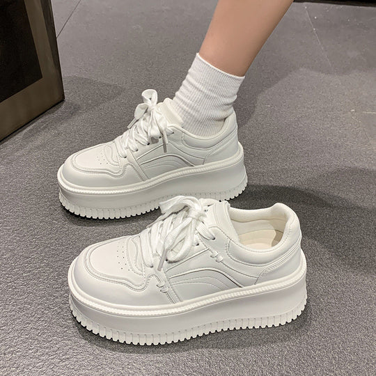 Damen Sneakers mit dickem Plateau und atmungsaktivem Obermaterial R&B