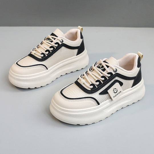 Damen Modische Sneakers mit atmungsaktiver Mesh-Oberfläche und dämpfendem Sohlenprofil R&B