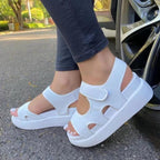 Damen Sportliche und farbenfrohe Sandalen mit Velcro-Verschluss