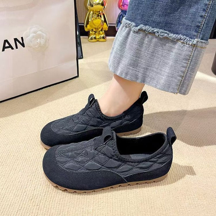 Damen Bequeme Slip-On Schuhe mit rutschfester Sohle und atmungsaktiver Obermaterial R&B