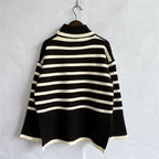 R&B | Gestreifter Strickpullover für Herbst & Winter