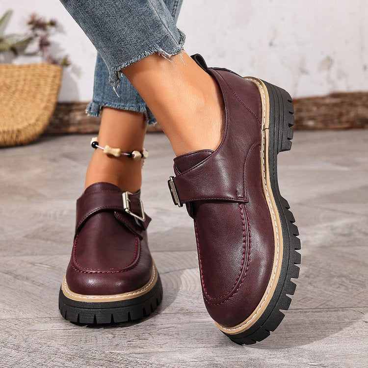 Damen bequeme Clogs mit dekorativem Riemen und rutschfester Sohle R&B
