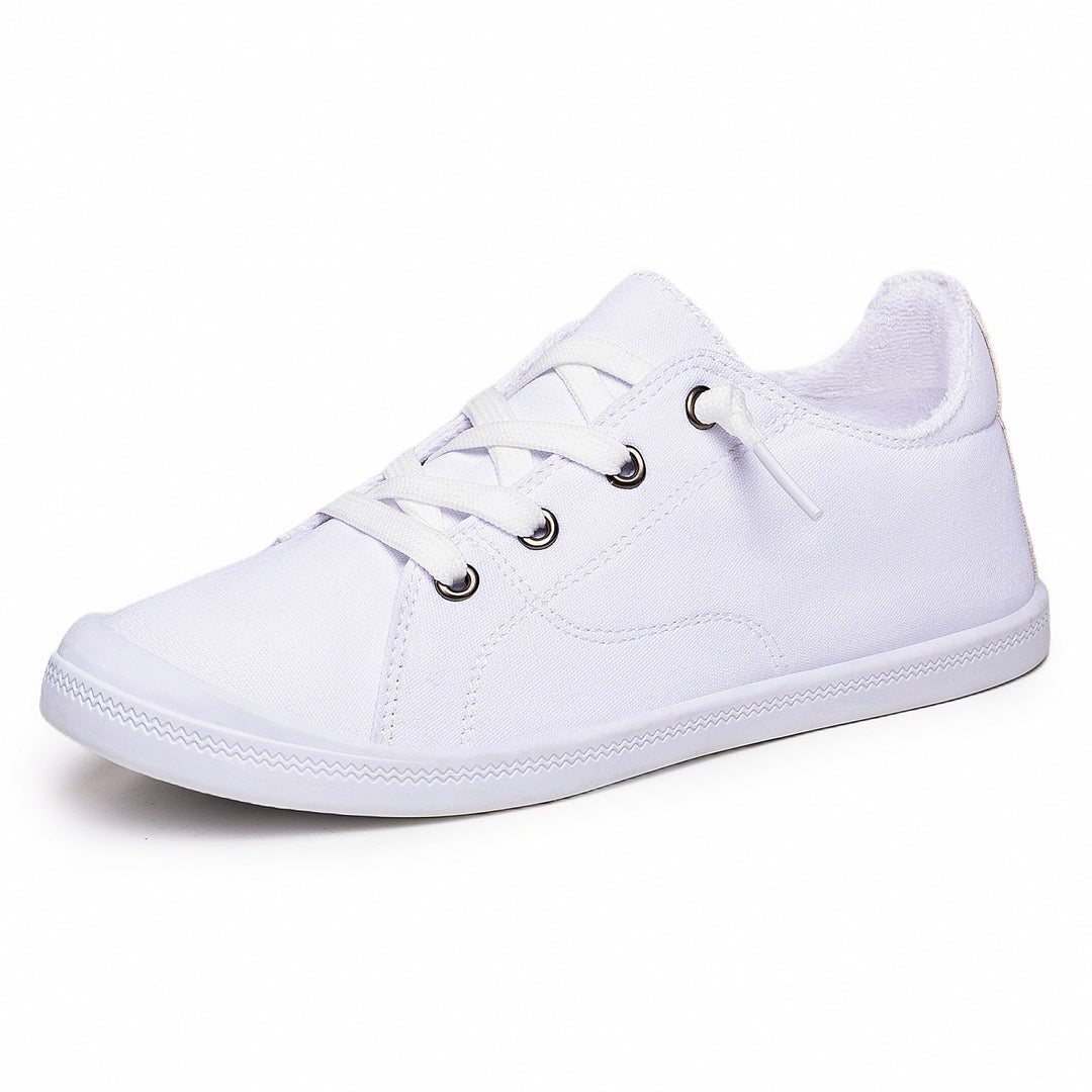 Damen Modische Freizeit-Sneakers mit Leopardenmuster und rutschfester Sohle R&B