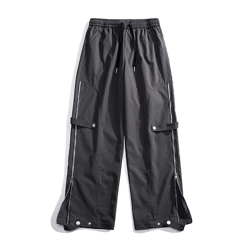 Damen moderne Cargo-Hose mit Reißverschluss und praktischen Taschen R&B