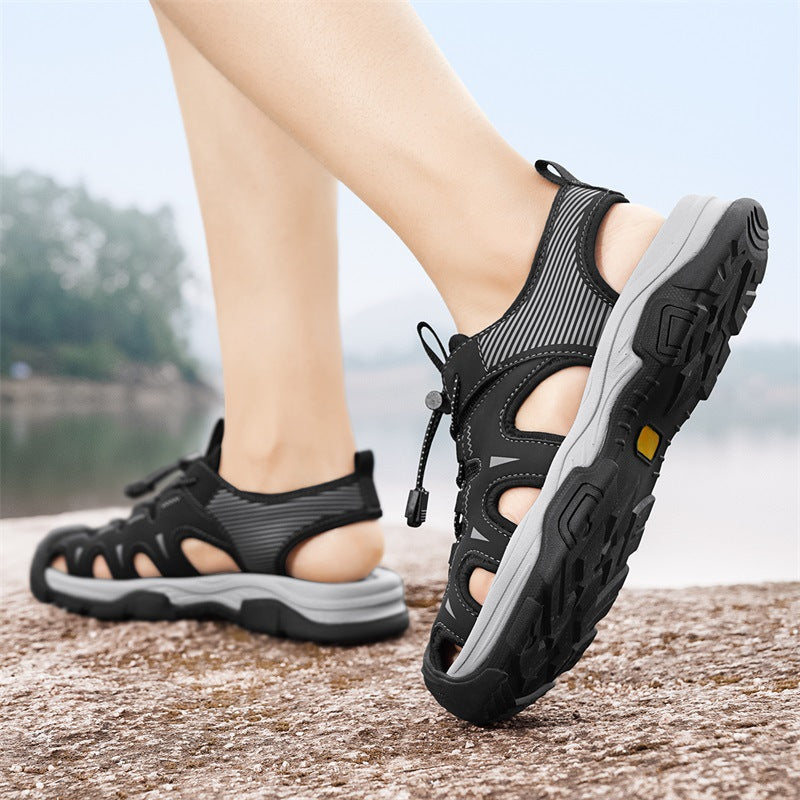 Damen Sportliche Wassersandalen mit flexiblem Schnellschnürsystem R&B
