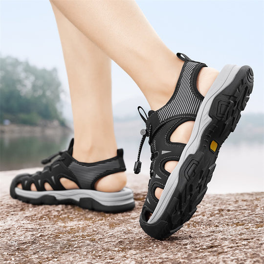 Damen Sportliche Wassersandalen mit flexiblem Schnellschnürsystem R&B