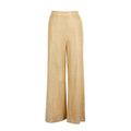 Damen Elegante weite Hose im funkelnden Metallic-Look EB