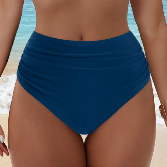 Damen Hochgeschnittenes Bikini-Höschen mit Rüschendetails R&B