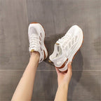 Damen Atmungsaktive Laufschuhe mit flexiblem Mesh-Obermaterial und dämpfender Sohle R&B