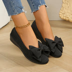 Damen elegante Ballerinas mit stilvoller Blumenapplikation R&B