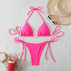 Damen Triangel-Bikini mit modischen Herz-Akzenten R&B