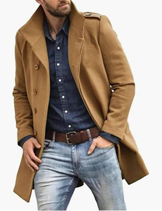 Herren modischer Mantel R&B