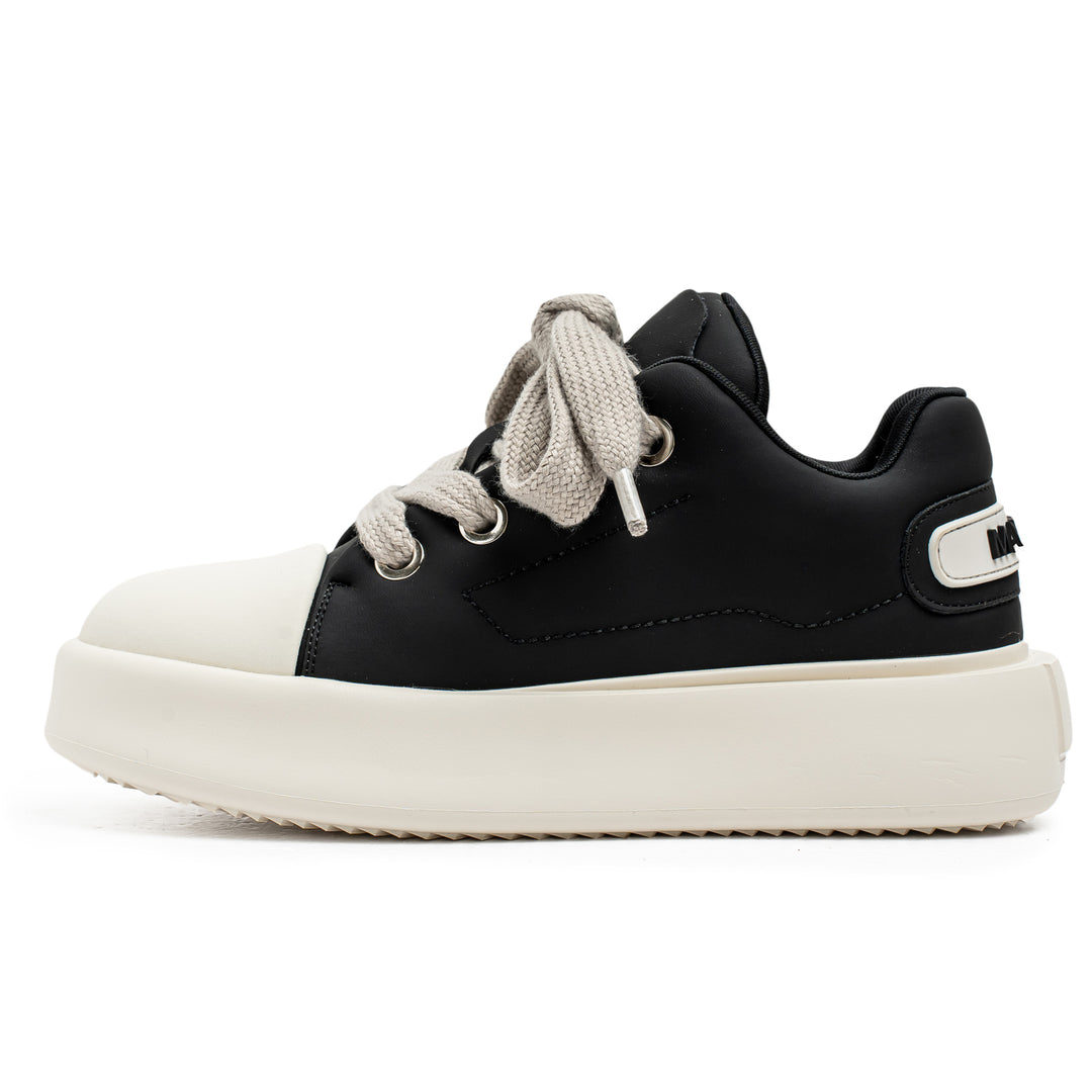 Damen Sneaker mit dicker Laufsohle und modischem Obermaterial R&B