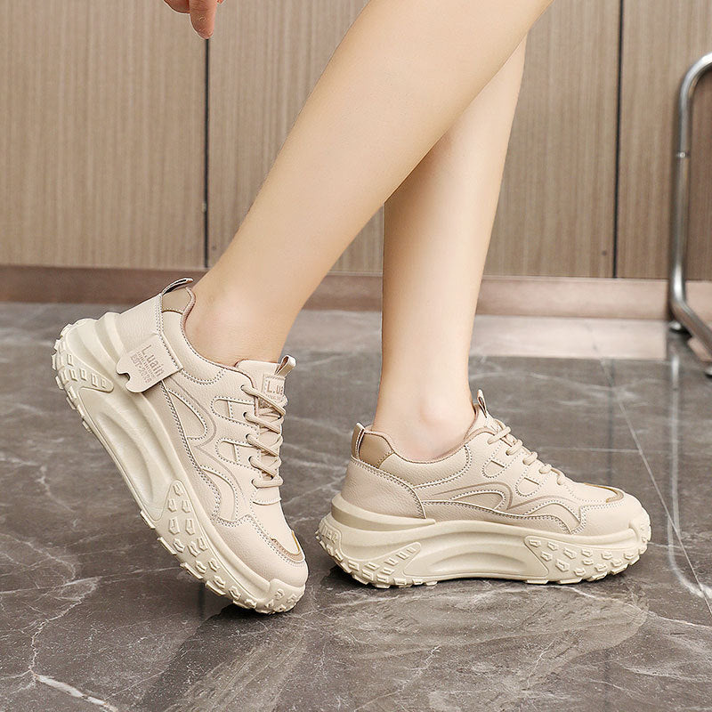 Damen Chunky Sneakers mit ergonomischer Dämpfung und rutschfester Sohle R&B