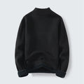 Damen Strickpullover mit hohem Kragen und weichem Innenfutter