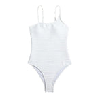 Damen Einteiliges Badeoberteil mit eleganter Wellenstruktur R&B