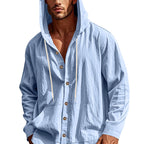 Herren lässige Sommerjacke mit Kapuze R&B