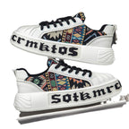 Damen modische Sneakers mit innovativem Mustermix R&B
