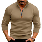 Herren Pullover mit kurzem Reißverschluss R&B