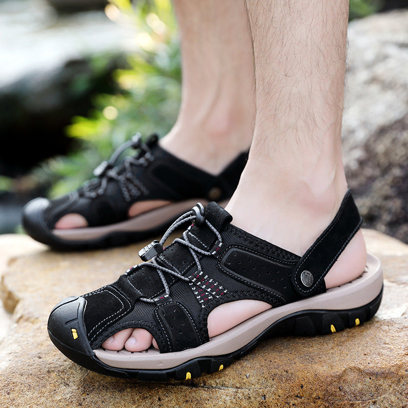 Damen Outdoor-Sandalen mit verstellbaren Riemen und rutschfester Sohle R&B