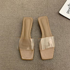 Damen elegante transparent Slipper R&B