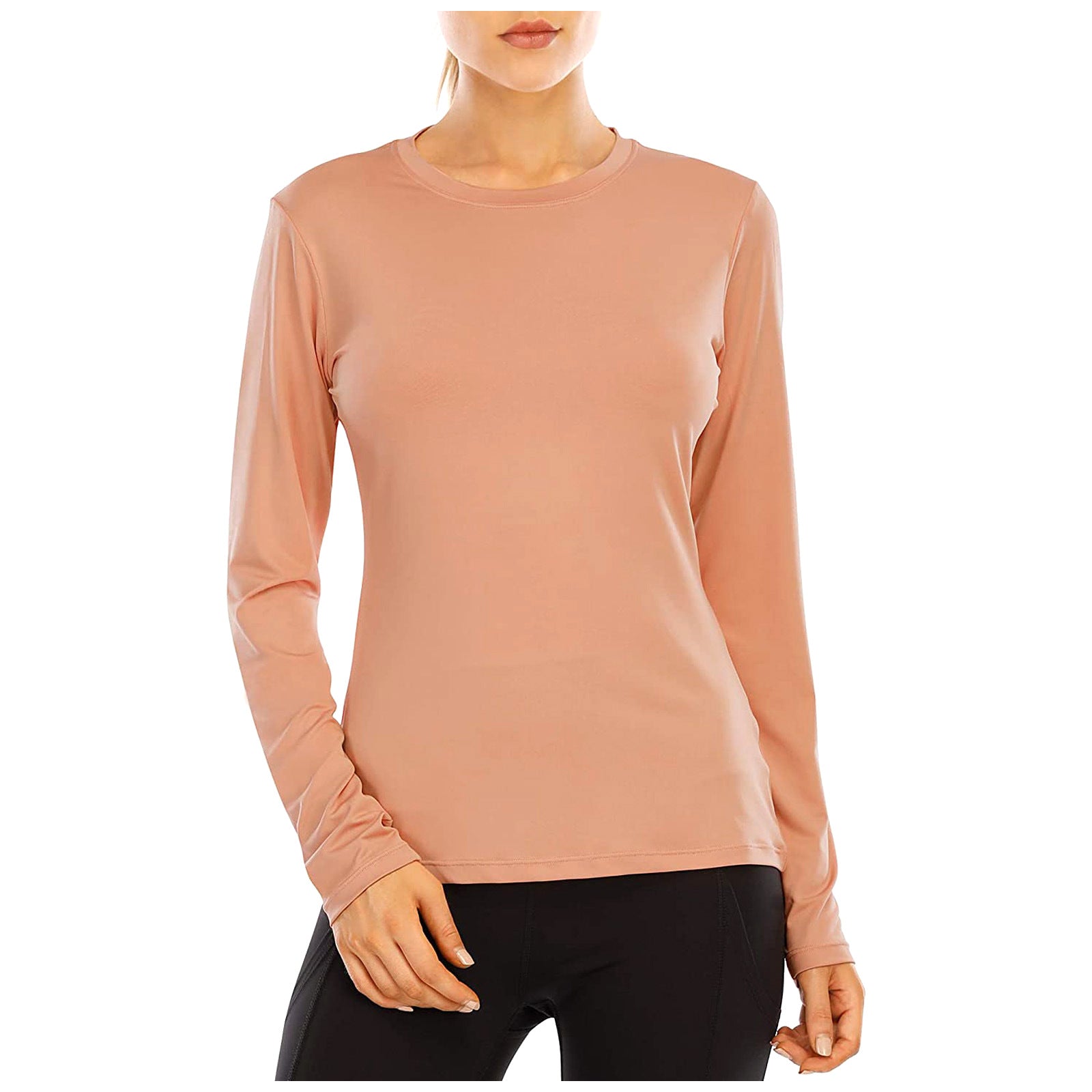 Damen Funktionslongsleeve mit feuchtigkeitsableitendem Material R&B