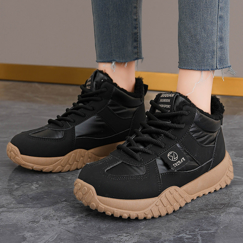 Damen Hohe Winter Sneakers mit kuscheligem Innenfutter R&B