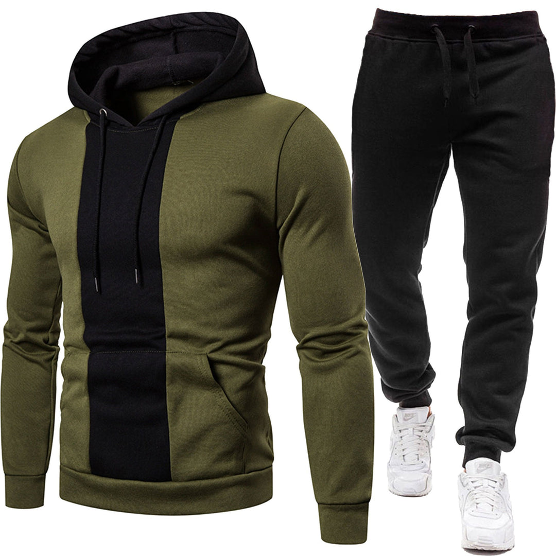 Herren Sportliche Kapuzenjacke und Jogginghose R&B