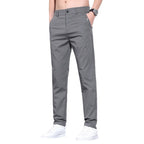 Herren modische Chino-Hose mit elastischem Bund und praktischen Seitentaschen R&B
