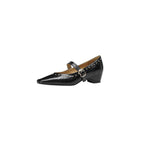 Damen Elegante Ballerinas mit dekorativen Nieten und verstellbarem Riemen R&B