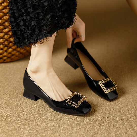 Damen Ballerinas mit luxuriösem Schmuck-Detail R&B