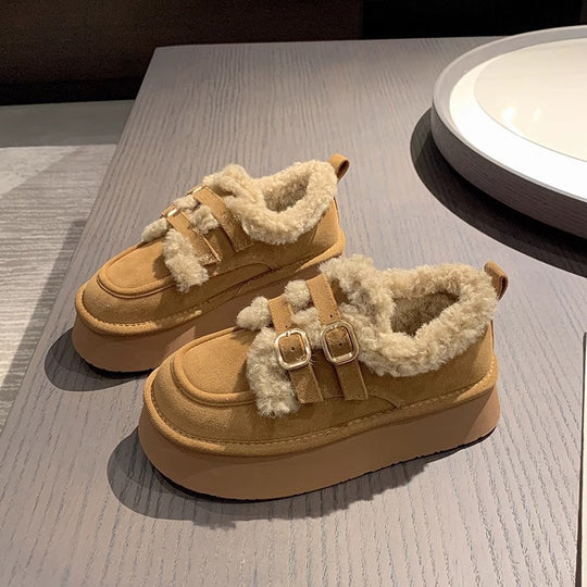 Damen Comfort Sneakers mit gefüttertem Obermaterial und verstellbarem Klettverschluss R&B