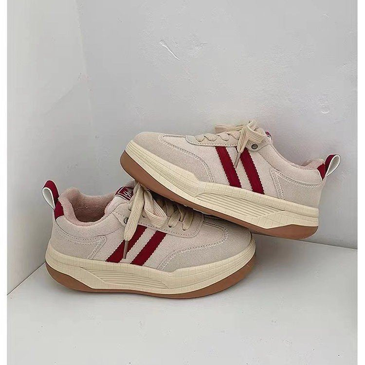 Damen modische Sneakers mit strapazierfähigem Obermaterial und rutschfester Sohle R&B