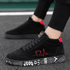 Damen Modische High-Top Sneakers mit einzigartigem Druckdesign